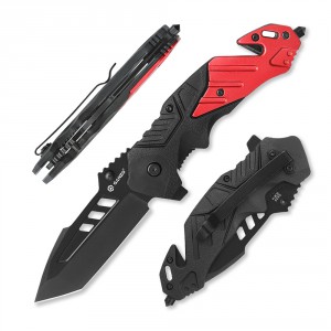 Нож складной Ganzo G629-RD черный/красный, арт. G629-RD [GANZO]